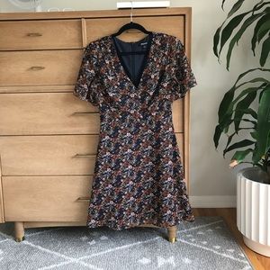 Madewell Floral Dress, size 2